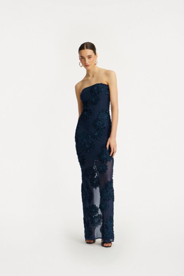 Rotate 3D Mesh Maxi Dress 3D Mesh Maxi Dress