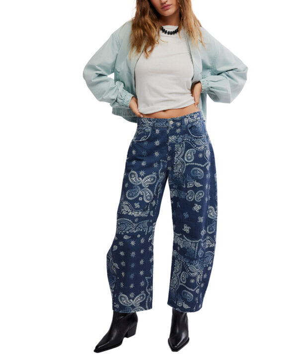Good Luck Printed Barrel Navy Combo Bandana