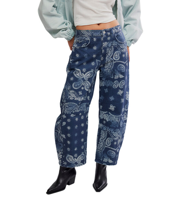 Good Luck Printed Barrel Navy Combo Bandana - Image 2