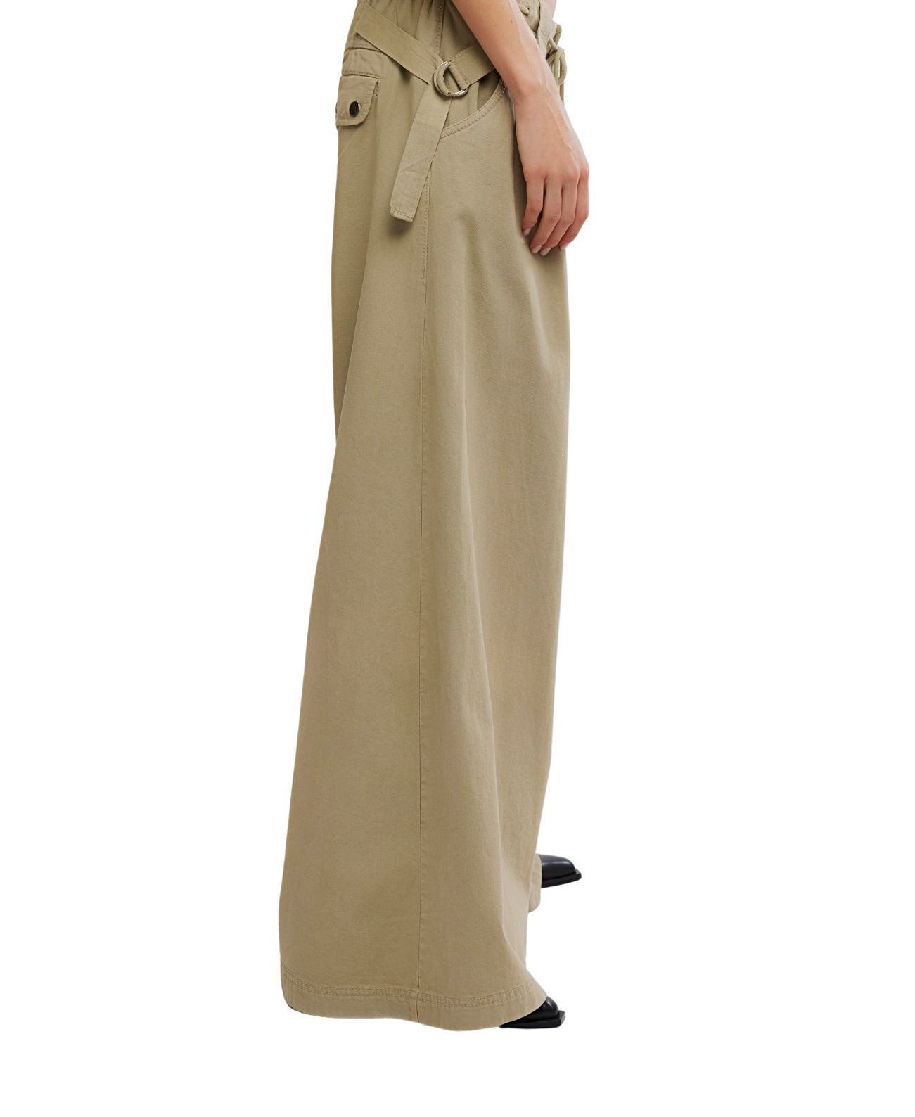 Julien Wide Leg Chino Chinchilla - Image 3