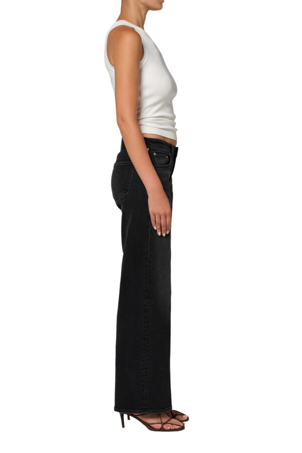 Nora Trouser in Cat Eye Washed Black - Image 2