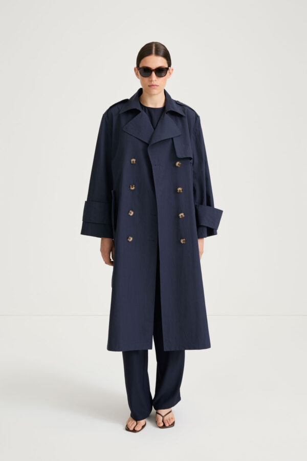 Stylein Siena Trench Coat  11562 Midnight