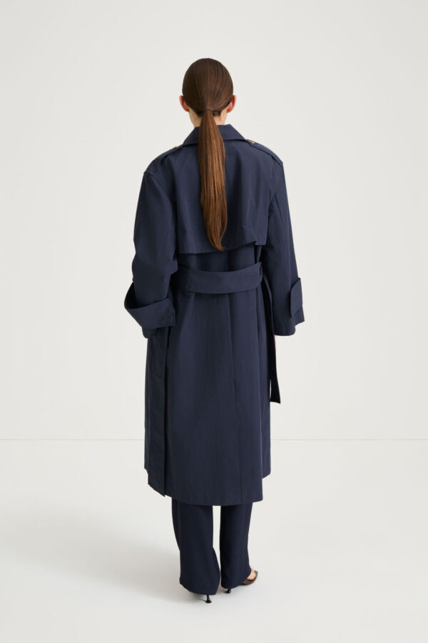 Stylein Siena Trench Coat  11562 Midnight - Image 3