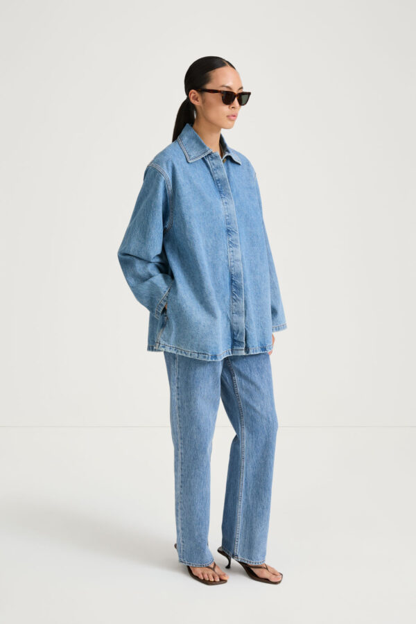 Stylein Karen Denim Jacket 12051 Vintage Blue - Image 2