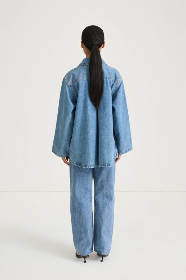 Stylein Karen Denim Jacket 12051 Vintage Blue - Image 3