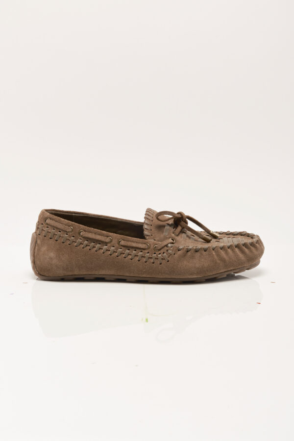 Misty Suede Moccasin Olive Suede - Image 3