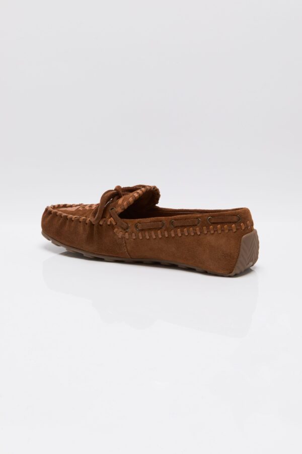 Misty Suede Moccasin Cognac Suede - Image 2