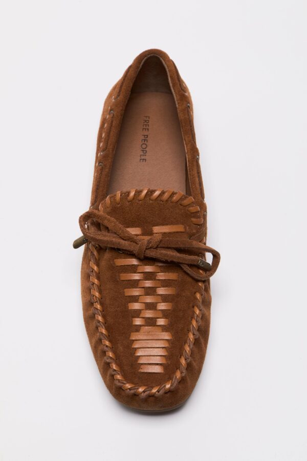 Misty Suede Moccasin Cognac Suede - Image 4