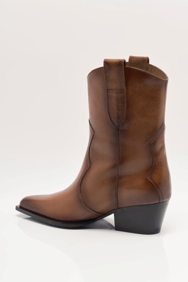 Cat Nap Cowboy Boot Saddle Leather - Image 2
