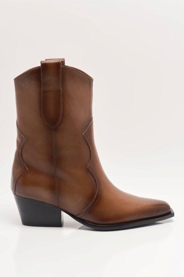 Cat Nap Cowboy Boot Saddle Leather - Image 3