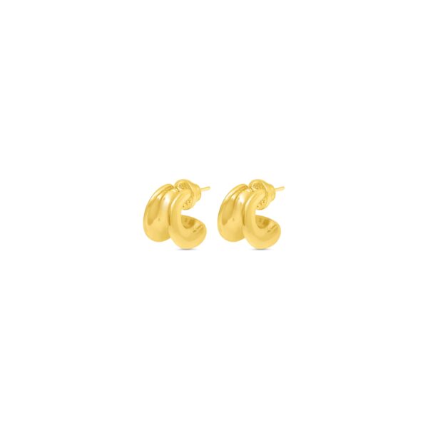 Stockholm Earrings Gold