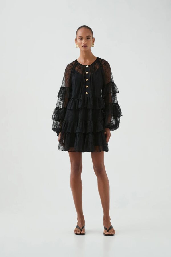 Primrose Mini Dress SOR Black - Image 2