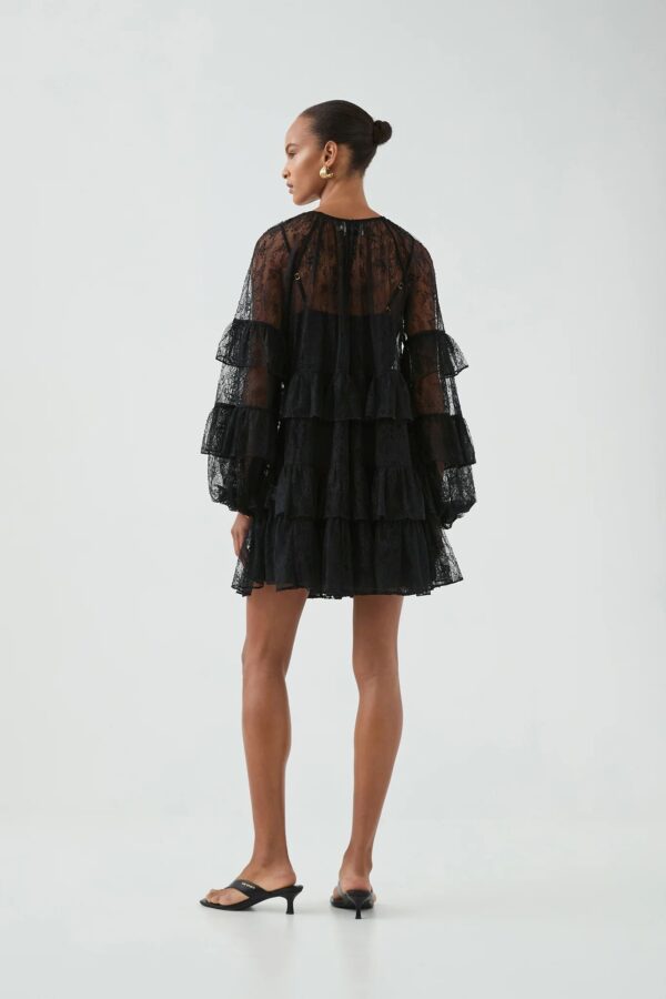 Primrose Mini Dress SOR Black - Image 3