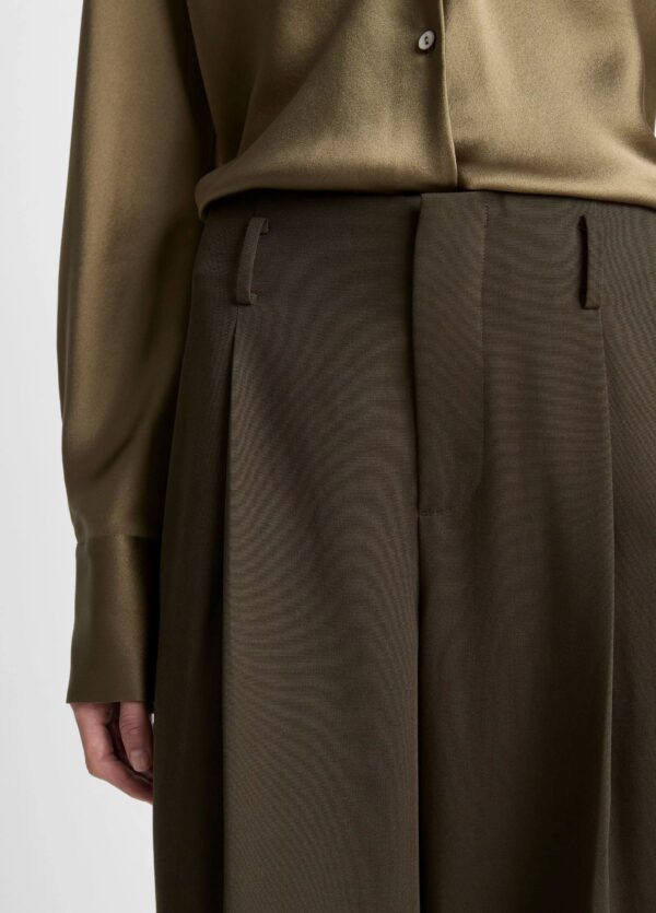High Waist Pleated Trouser  Verde - Image 4