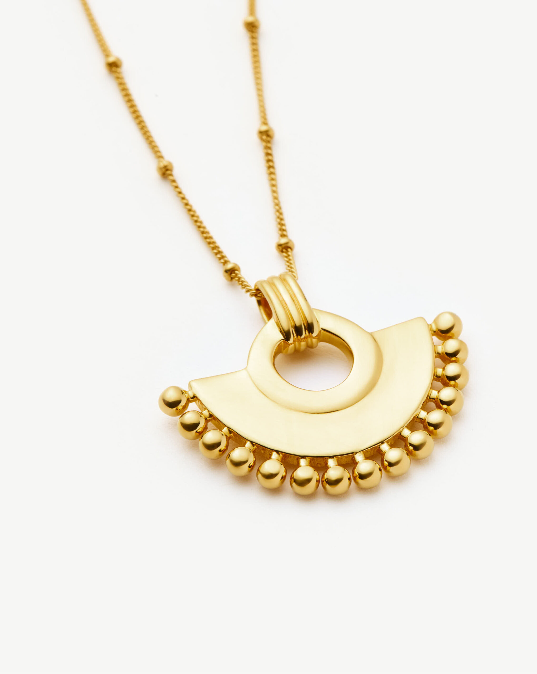 Zenyu Fan Necklace Gold - Image 3