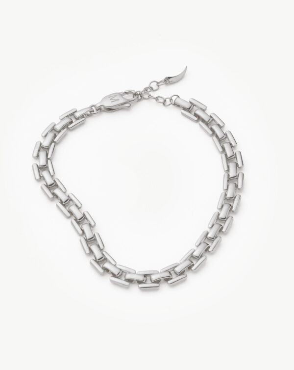Timepiece Link Chain Bracelet Silver Silver - Image 2