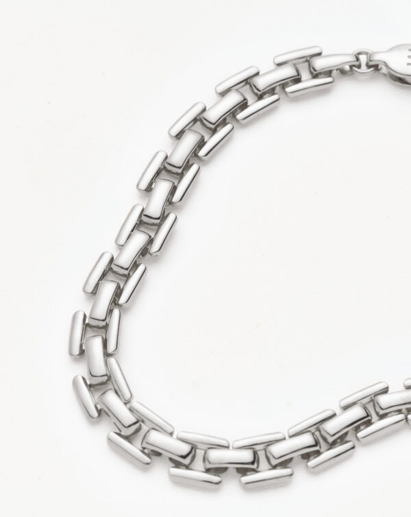 Timepiece Link Chain Bracelet Silver Silver - Image 3
