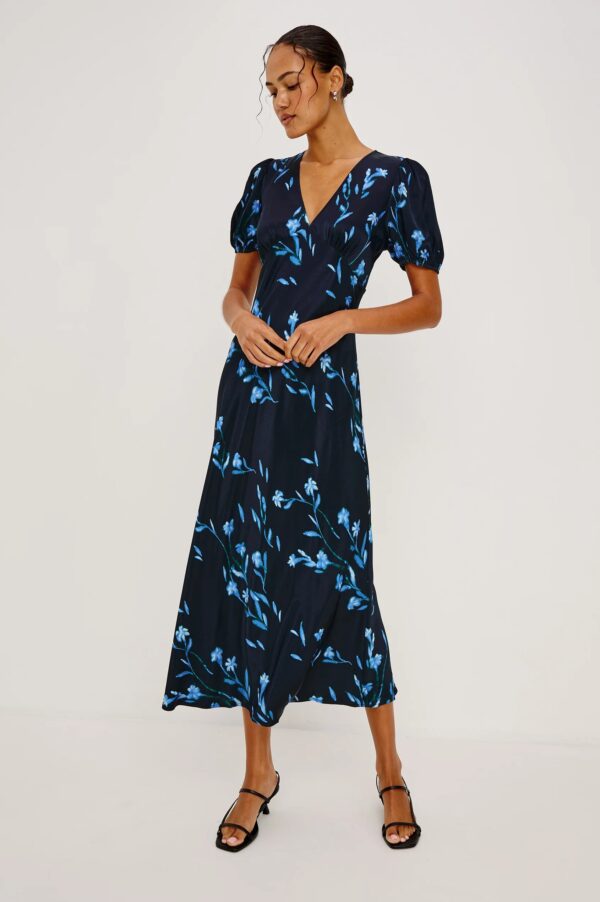 Junia Dress Blue Carnation