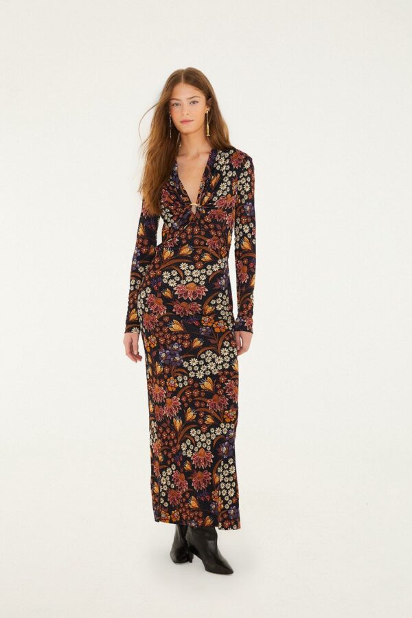 Lili Black Long Sleeve Maxi Lili Black