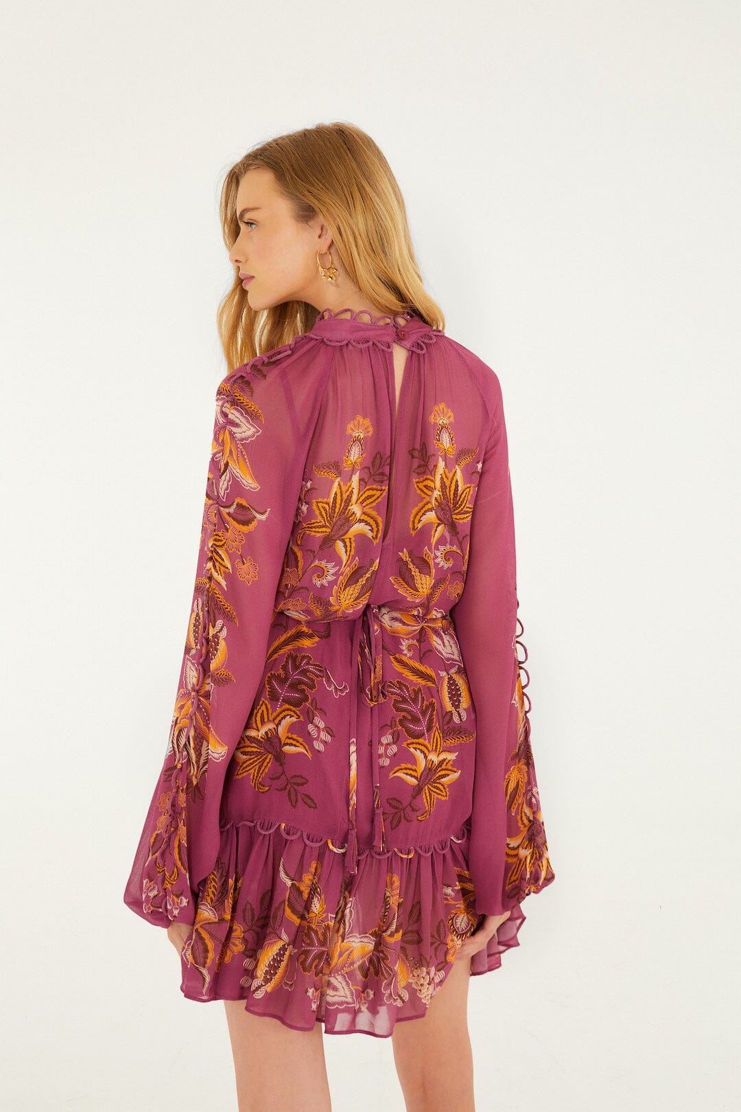 Delicate Chintz Mini Dress Delicate Chintz Pink - Image 3