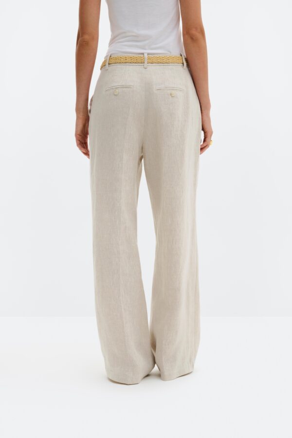 Yana linen pants Sand - Image 3