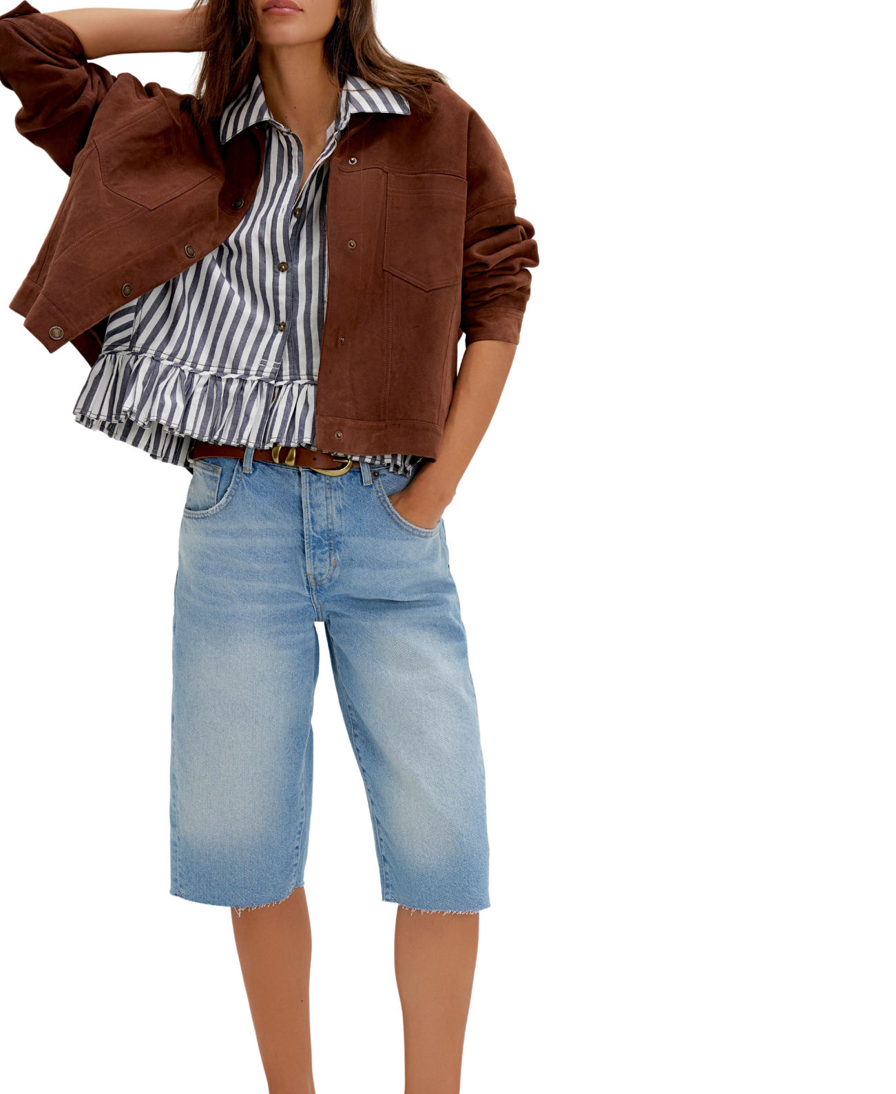 Bailey Stripe Shirt Nautical Navy - Image 4