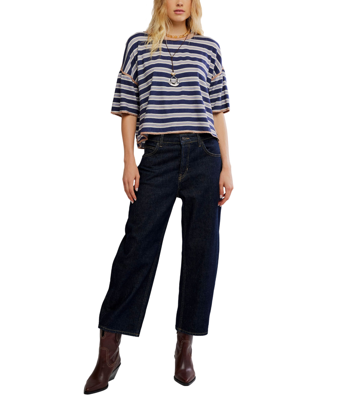 Clean Rugby Tee Navy Combo - Image 5