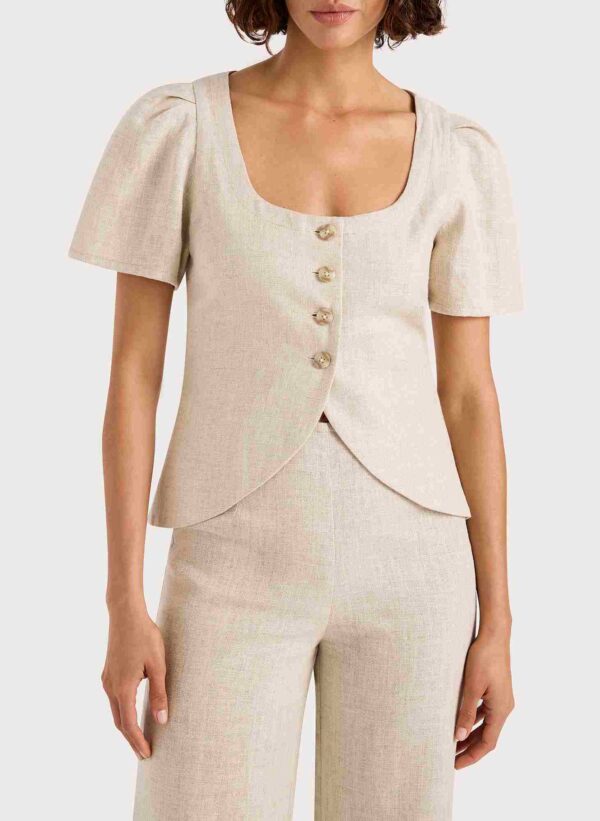 Audrey Vest SS26 Natural - Image 2