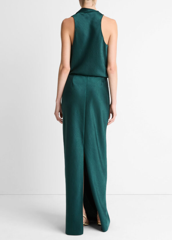 Fluid Satin Bias Skirt Juniper - Image 3