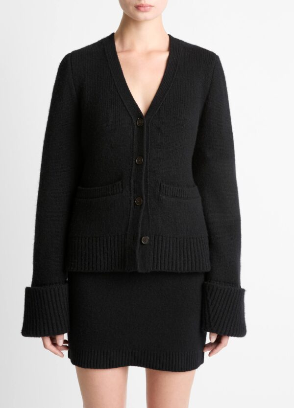 DBL Face Cardi  Black