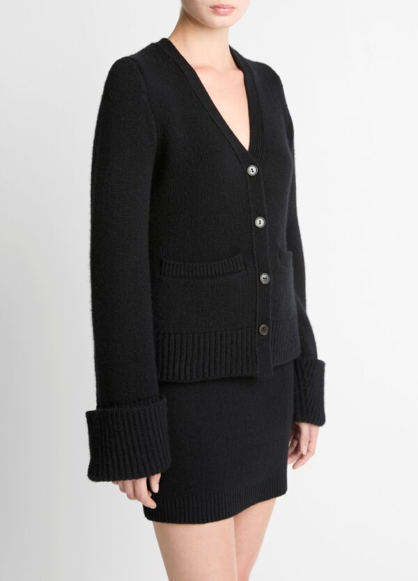 DBL Face Cardi  Black - Image 2