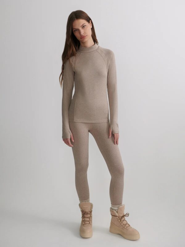 Always Warm Base Layer Leggins Taupe Marl - Image 2