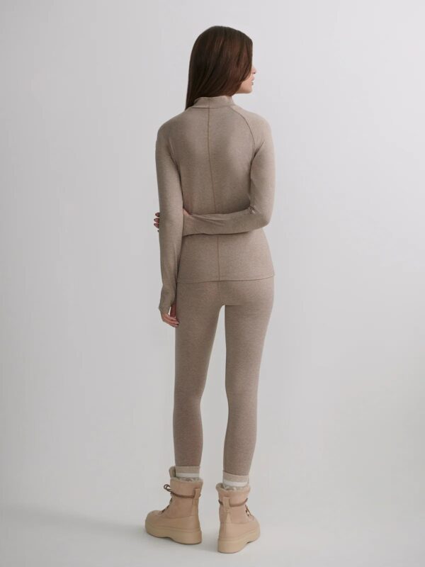 Always Warm Base Layer Leggins Taupe Marl - Image 3