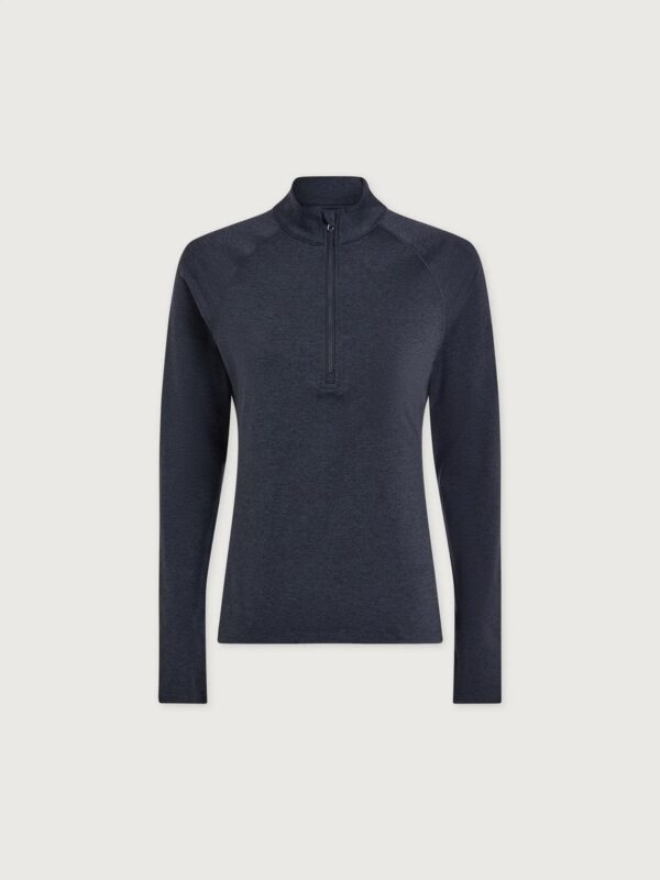 Always Warm half Zip baselayer Black Marl