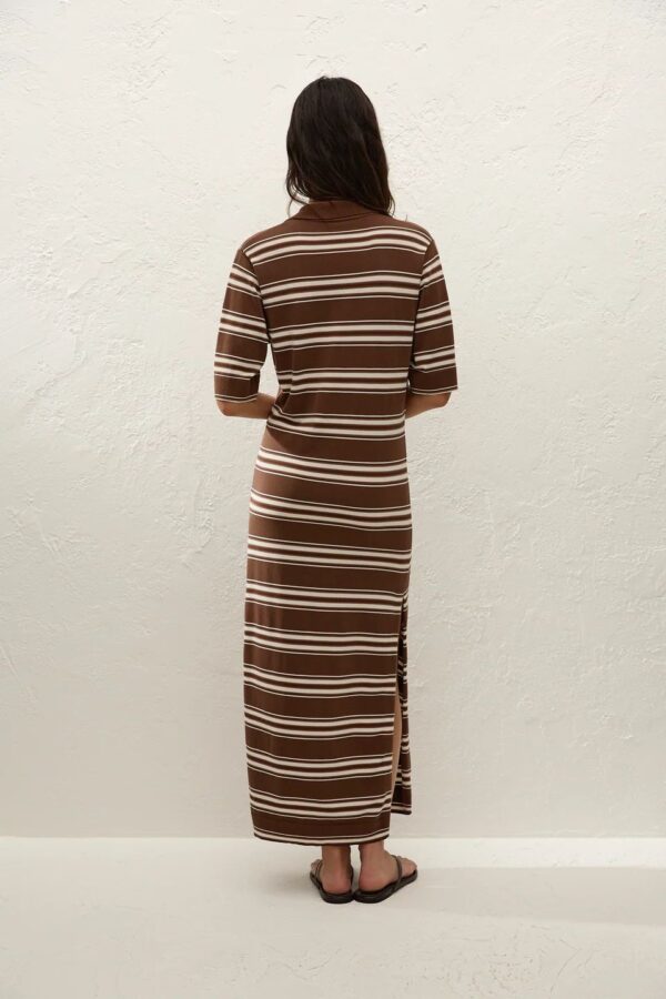 SANTIAGO POLO DRESS Ombre Stripe Macro - Image 2
