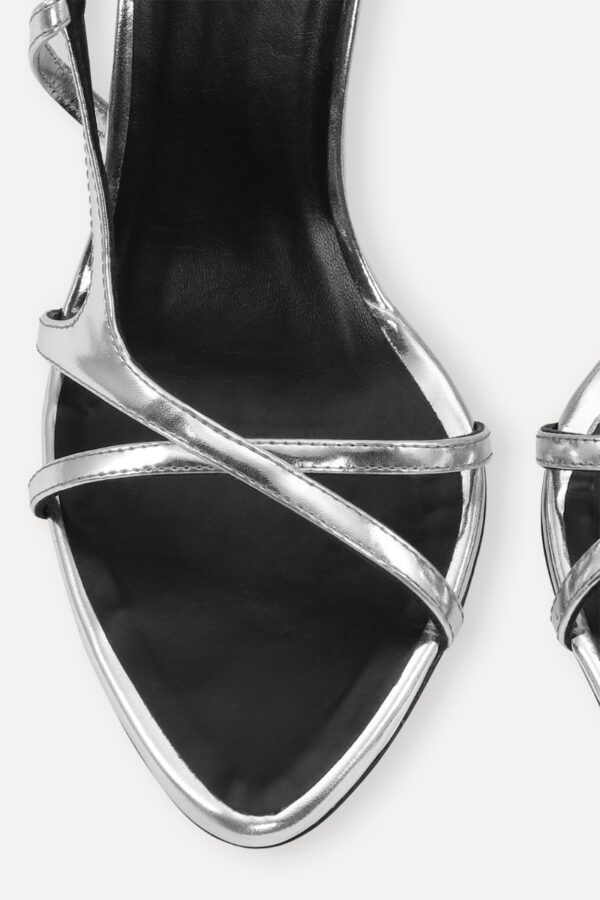 Strappy Sandal Silver  Silver - Image 3