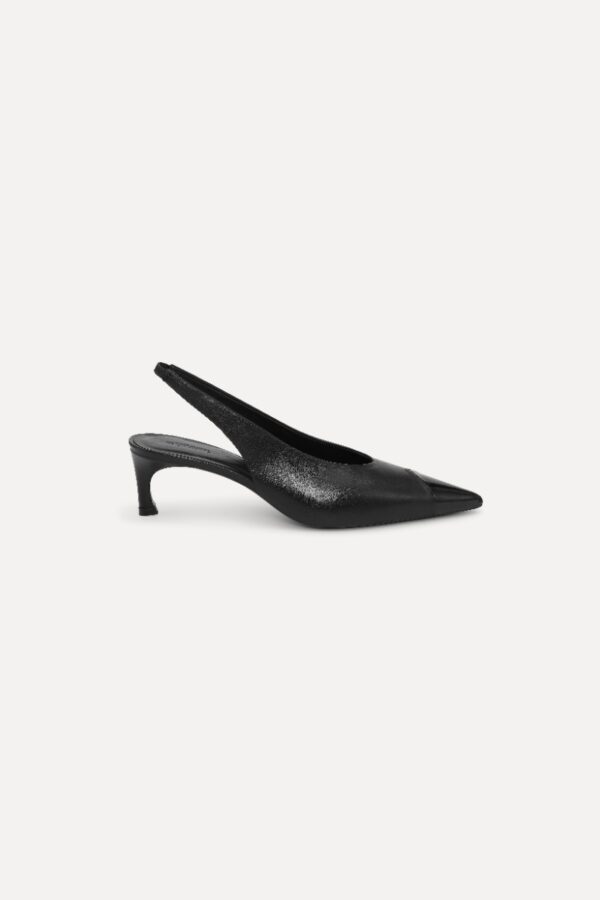 Slingback Pump Black Black