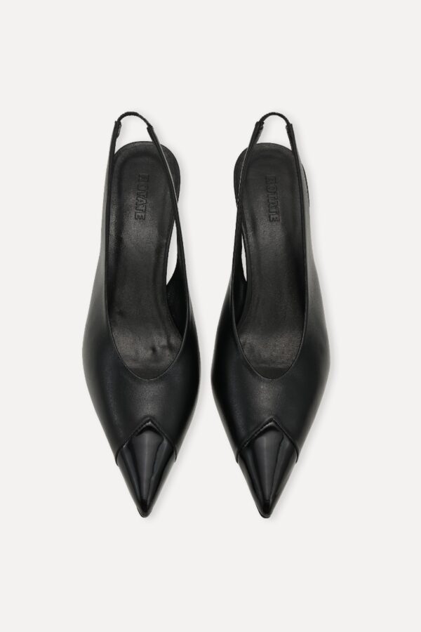 Slingback Pump Black Black - Image 2