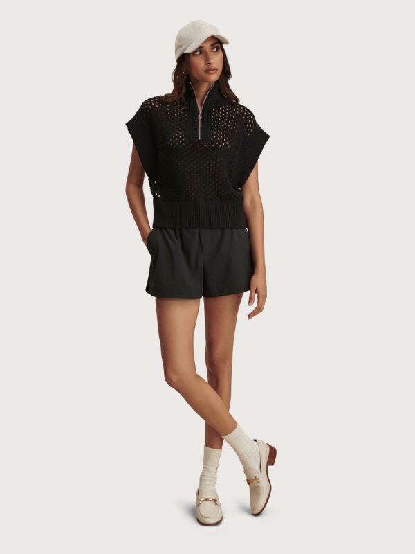 Gaines Half Zip Knit Black - Image 2