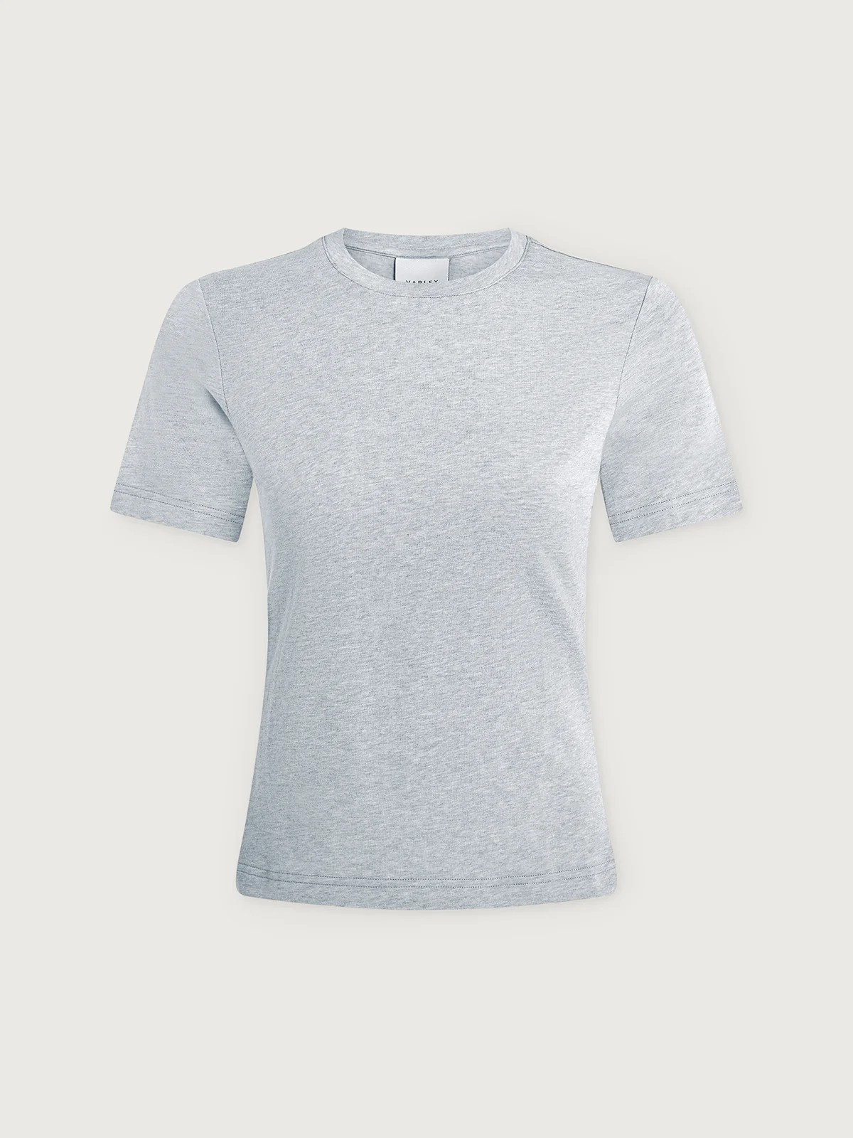 Regina Fitted Tee Grey Marl