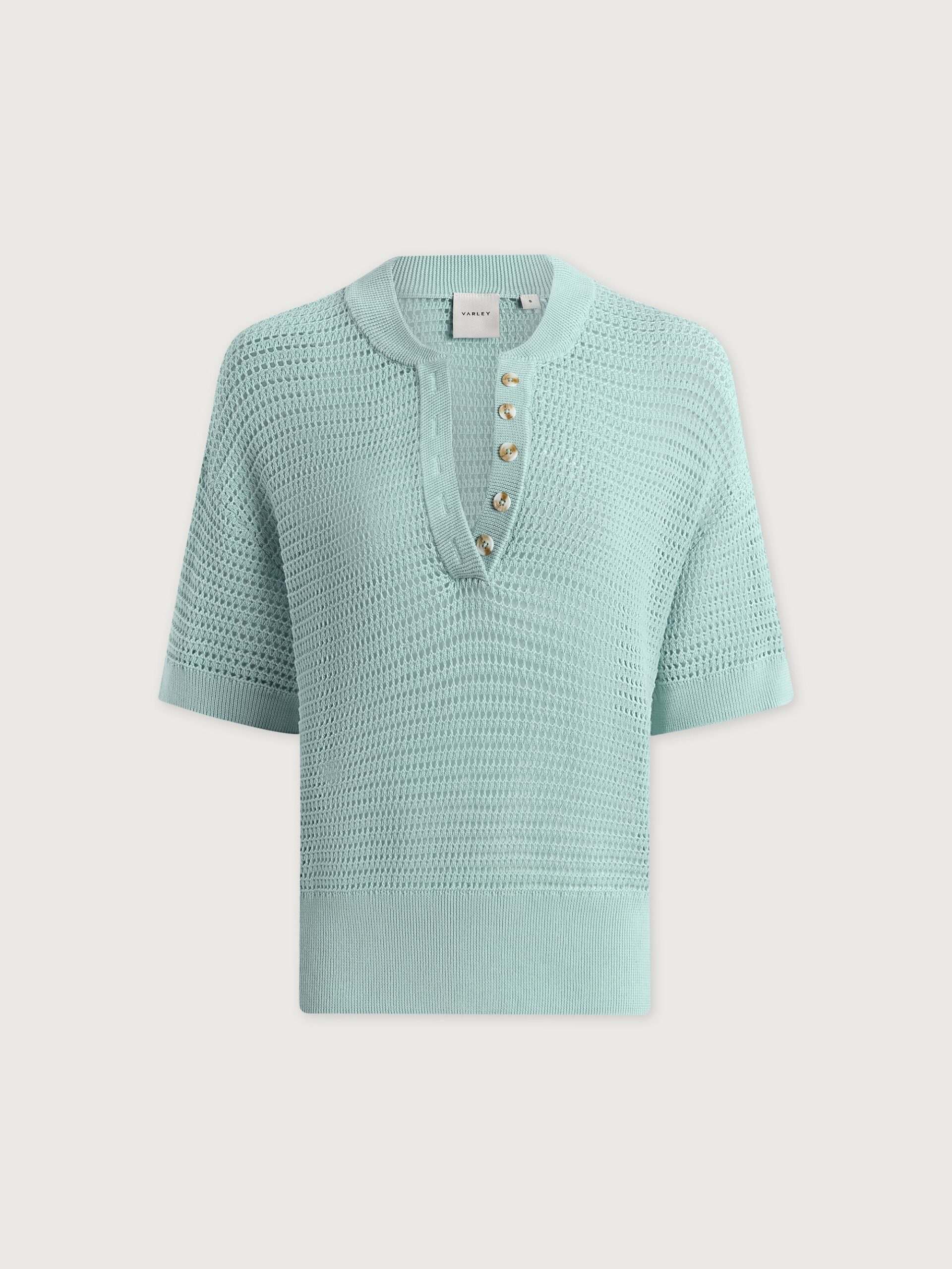 Callie Knit Top Porcelain Blue - Image 3