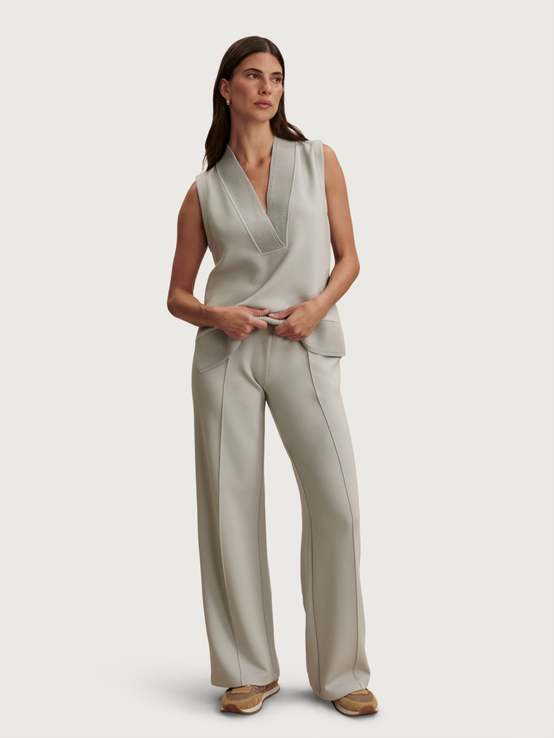 The Wide Leg Pant 30 Blue Clay - Image 2