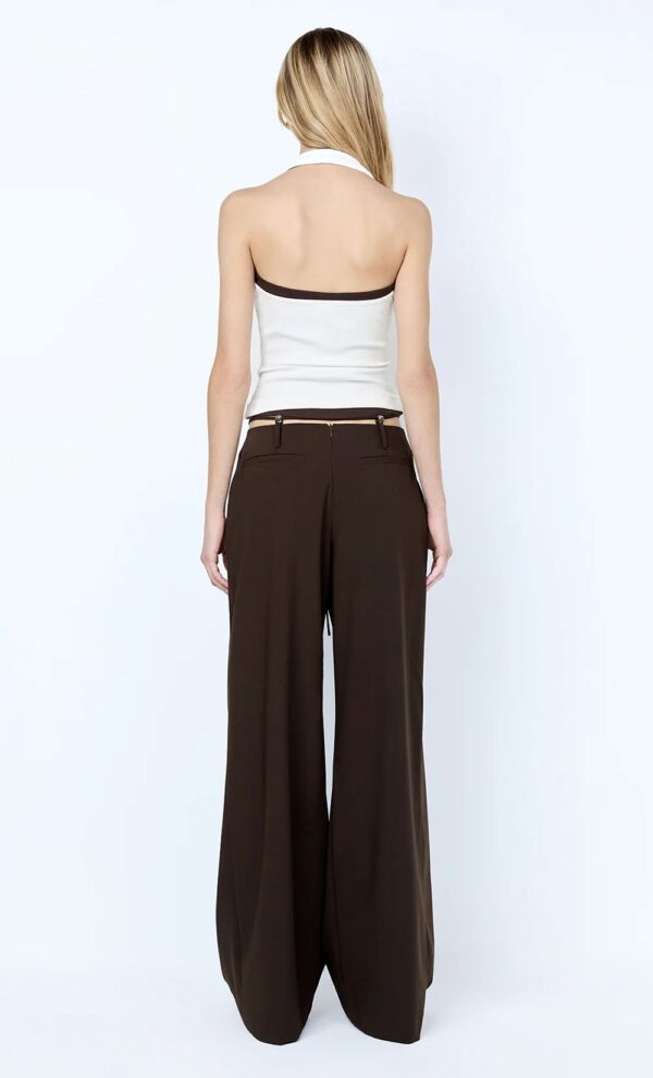 Albi Beaded Pant Espresso - Image 2