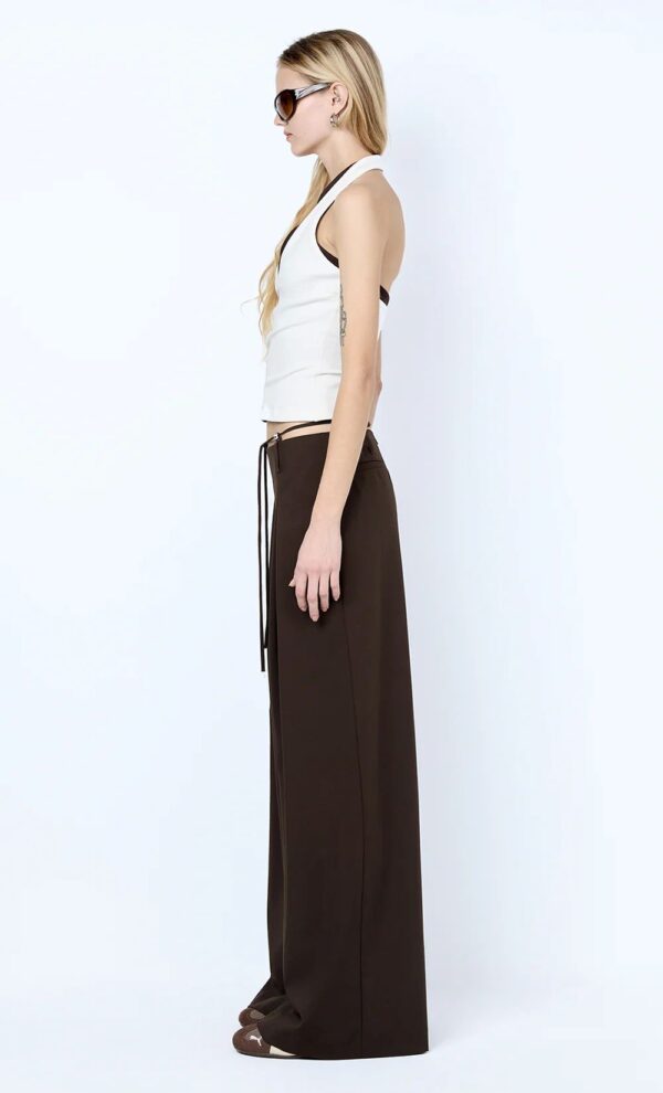 Albi Beaded Pant Espresso - Image 3