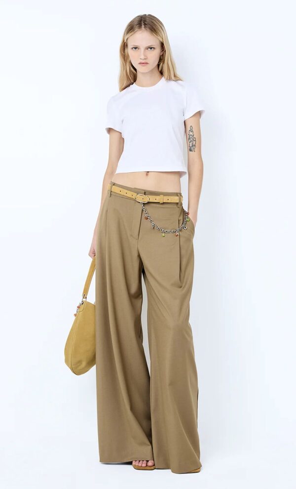 Faye Wide Leg Pant Olive