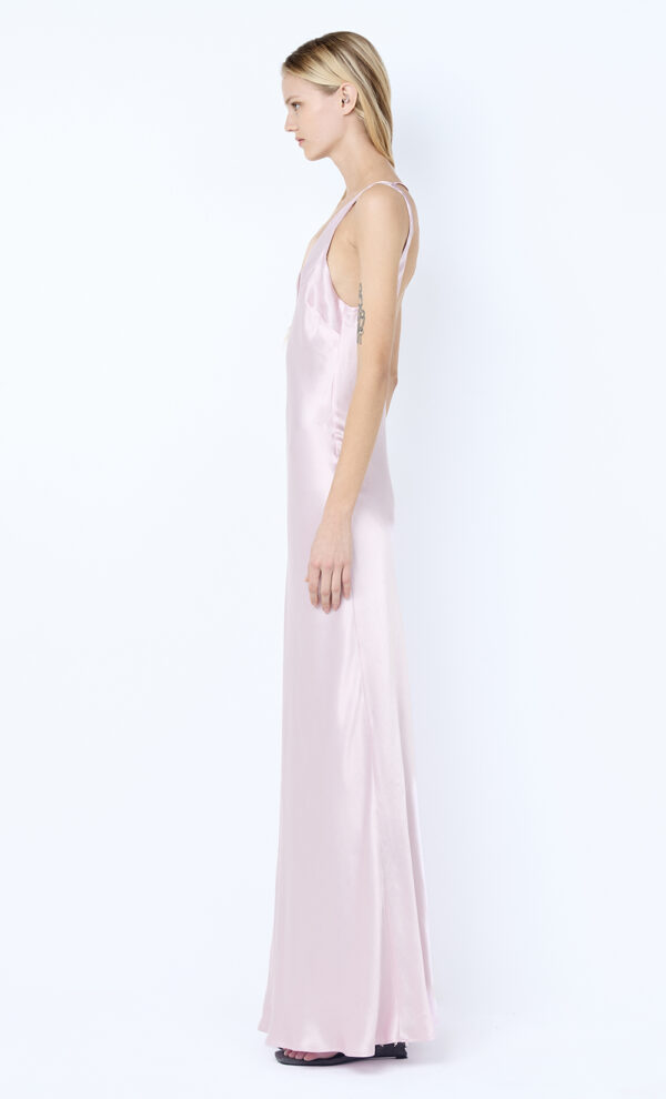 Florence V Neck Maxi Dress Ballet - Image 3