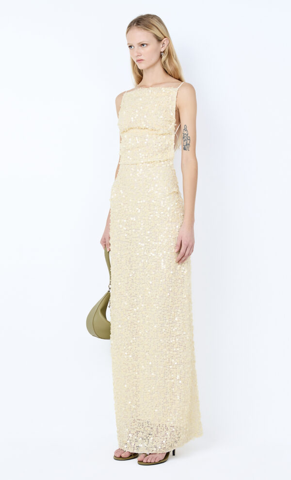 Cabine Maxi Dress Cream - Image 2