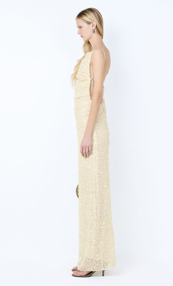 Cabine Maxi Dress Cream - Image 3