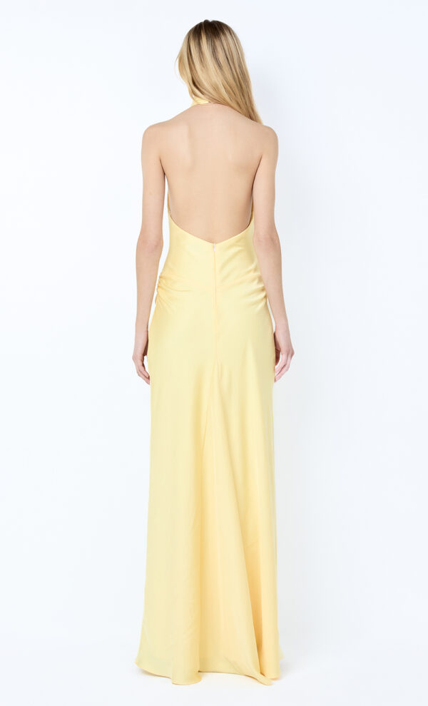 Lisette Halter Maxi Dress Citron - Image 3