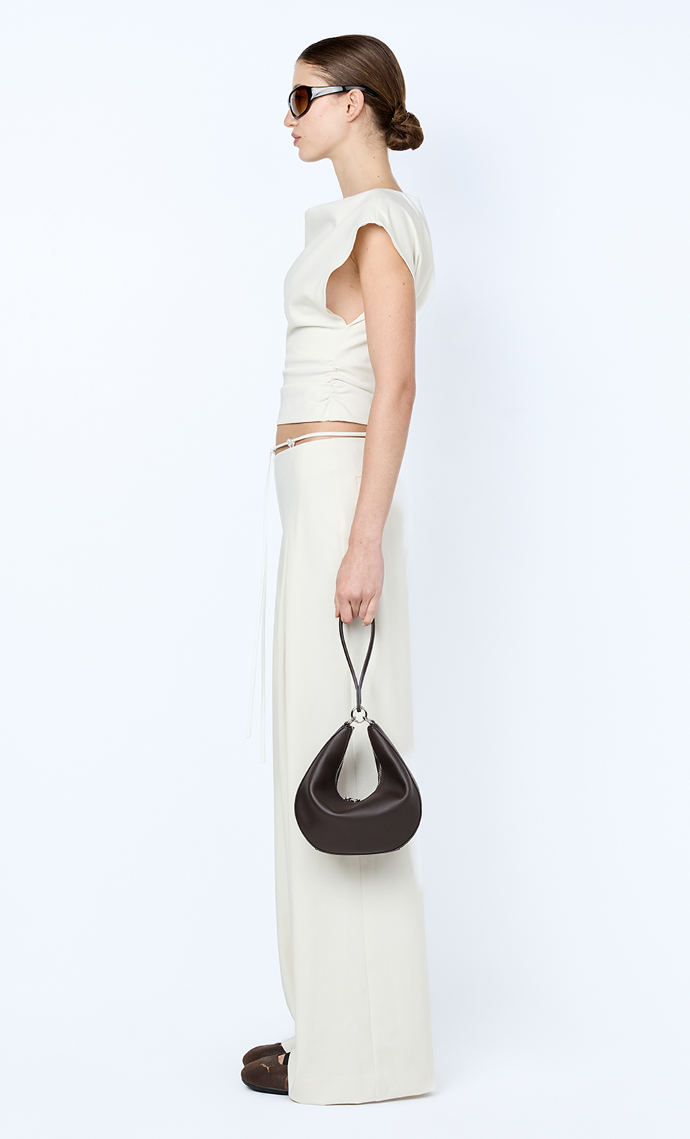 Devyn Cowl Top Cream - Image 3